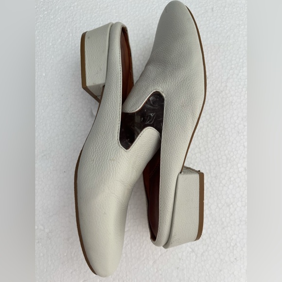 Wayne Flex Leather Suede Mules Off White Grey tone - Picture 4 of 9